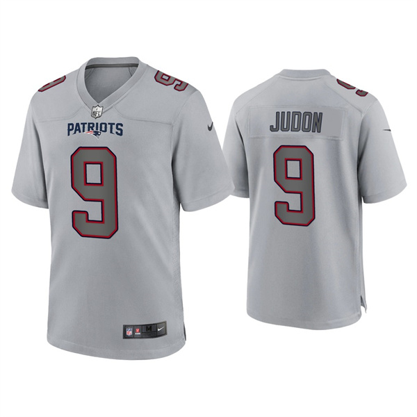 Men's New England Patriots #9 Matthew Judon Gray Atmosphere Fashion Stitched Game Jersey